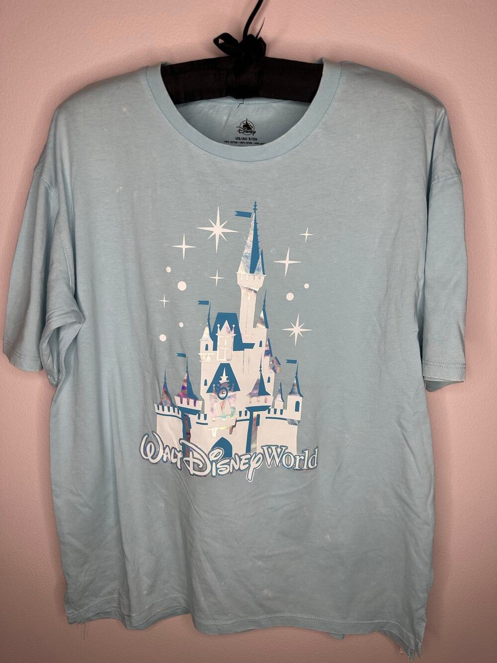 Disney Parks Blue Walt Disney World, Cinderella‘s castle T-shirt